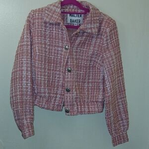 Walter Baker Women's Blush Tweed NWOT Blazer